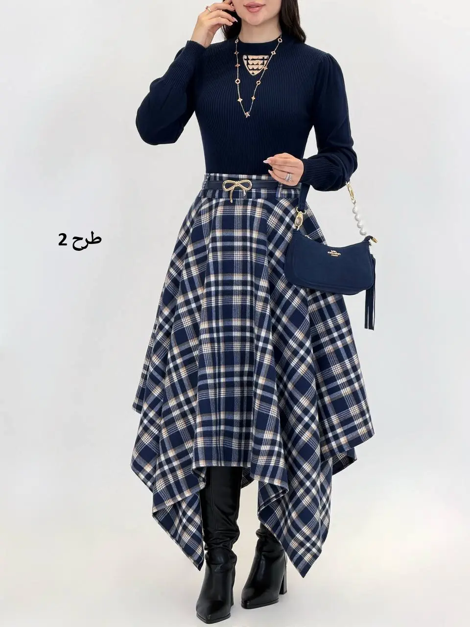 7615-دامن burberry